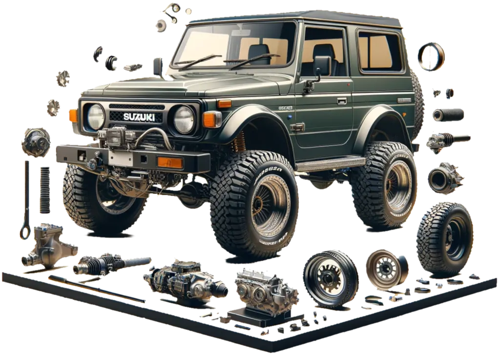 Recambios de vehículos 4x4. Respuestos de Suzuki Samurai, Vitara, Jimny
